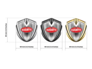 Bugatti High End Auto Logo Abzeichen Moderner Look Universell